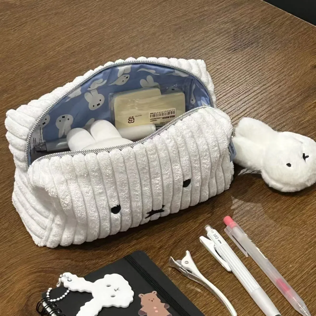 Miffy Plush Corduroy Pen Bag L - огляд і ціна Stationery Supplier
